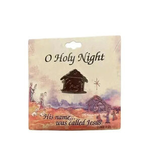 O HOLY NIGHT NATIVITY PIN YEAR 2000